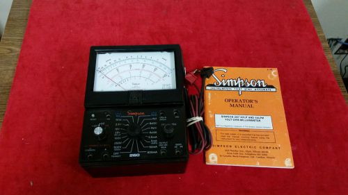 SIMPSON 260 SERIES 6XLP  Volt-Ohm-Milliammeter