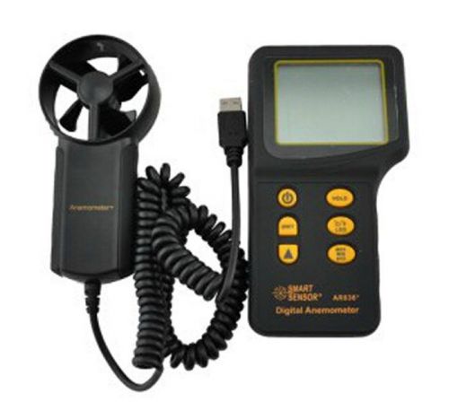 Air flow wind speed anemometer+temperature tester ar836 smart sensor for sale