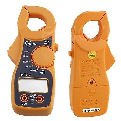 Digital lcd clamp ampere voltage current ohm multimeter electrical  tool for sale