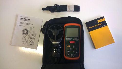 Extech cfm/cmm anemometer thermometer an200 for sale