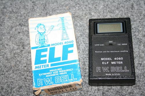 ELF Extremely Low Frequency Magnetic Field Meter 4060 FW Bell
