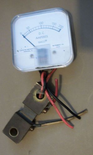 Emico DC Amperes Panel Meter W/Stunt 0-200