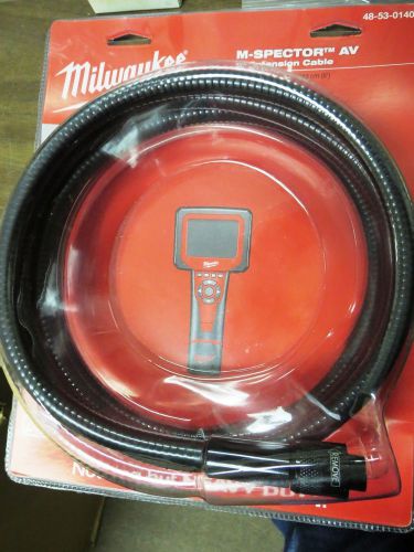 Milwaukee 48-53-0140 m12 m-spector av 8-foot extension cable for sale