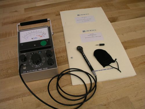 Ando type aq-1170 optical power tester, matching sensor &amp; instructions, working for sale