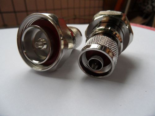 1, 7/16 din male to n type male connector adapter ,7s for sale