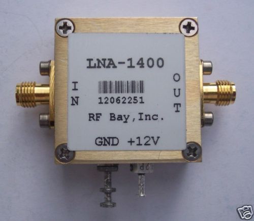 100-1400MHz High IP3 LNA, NF=0.8dB, LNA-1400, New, SMA