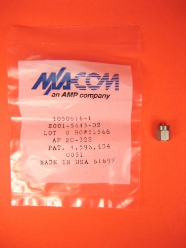 M/A-COM -  1050611-1 -  Connector Plug SMA Straight Cable Crimp