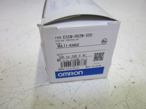 OMRON E5CN-HV2M-500 MULTI-RANGE DIGITAL CONTROLLER 100-240VAC *NEW IN A BOX*