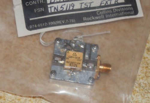 Q-bit (spectrum microwave) qbh-5818 amp test fixture rockwell    (d3boxa) for sale