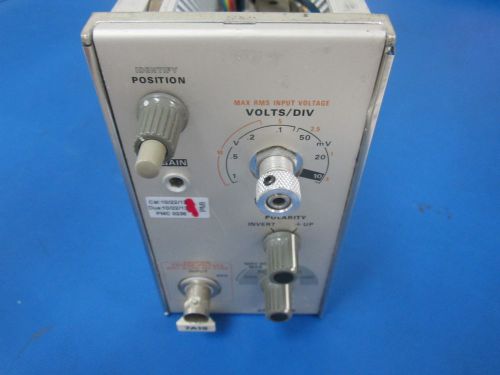 Tektronix Oscilliscope Amplifier Module Model 7A19