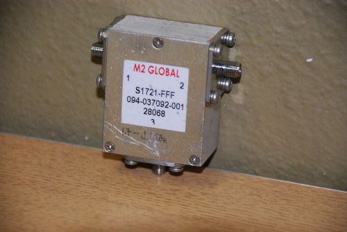 M2 global rf coaxial circulator 094-037092-001 1700-2100 mhz sma (p-8-50) for sale