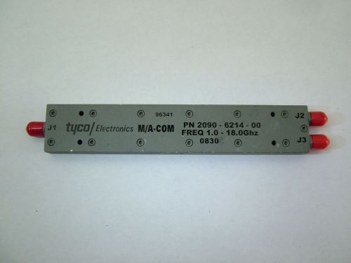 Re splitter 1ghz - 18ghz sma broadband m/acom 2090-6214-00 ~ for sale