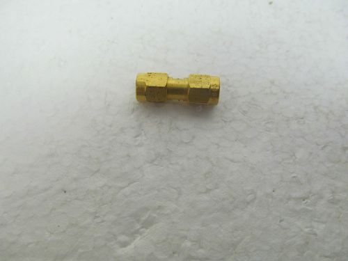 MACOM 2081-0000 SMA(MALE) TO SMA(MALE)  ADAPTER, GOLD PLATED, USED