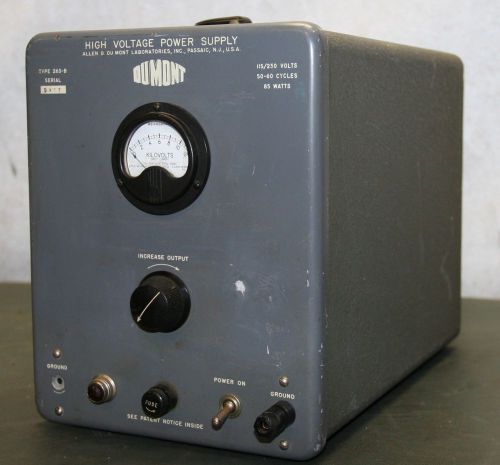 Dumont 10 kv power supply (263-b) for sale