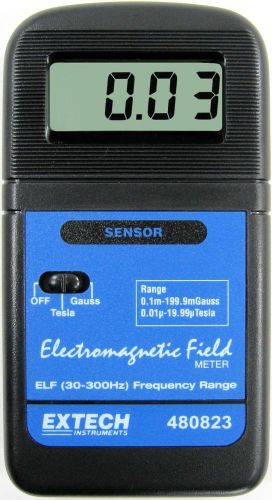Extech single axis emf/elf electromagnetic field meter 480823 for sale