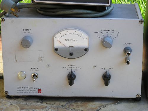 Vintage General Radio 1390B Random Noise Generator Analog Audio Ham Radio Stereo