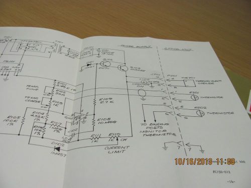 Coherent manual 440: uv generator - operations/maint w/schematic #19077 for sale