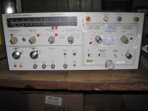 Used WILTRON SWEEP GENERATOR Model 610D,with  Model 61084D   1MHz - 1500 MHz