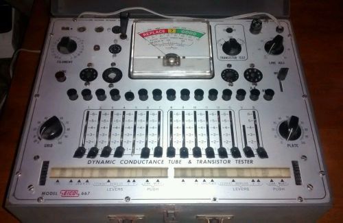 Eico 667 electron tube tester with manual for sale