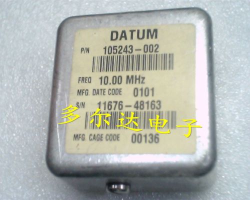 1pcs used good datum ocxo 105243-002 crystal oscillator 10.00mhz #vey-l for sale