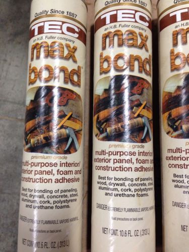 Tec max bond multi-purpose interior/exterior adhesive (10.6 fl oz) for sale