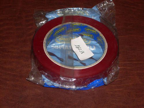 Red Lithograhic Tape 3/4 in X 36 yds