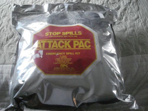 SORBENT PRODUCTS  CO. &#034;ATTACK PAC&#034; EMERGENCY SPILL KIT (NEW)
