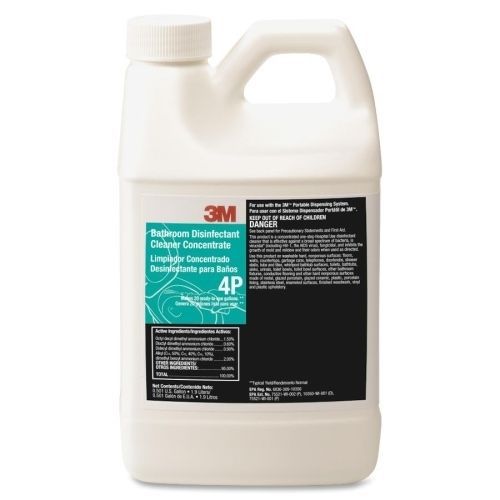 3m 4p bathroom disinfectant cleaner concentrate 1gal clear for sale