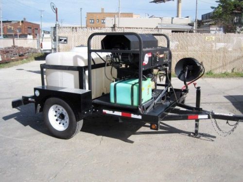 Trailer mounted pressure washer, cleaning equipment, diesel power washer, for sale