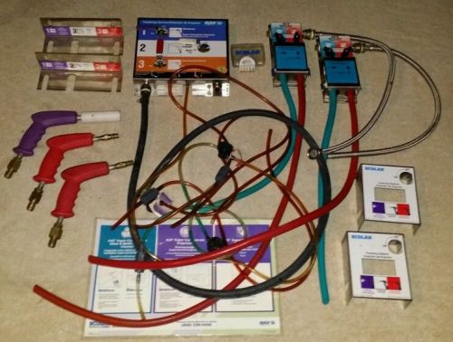 Kay ecolab sanitation lot click &amp; clean/dispensing foaming station/handles/hoses for sale