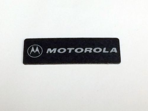 Motorola nameplate front label escutcheon for p100 model 3305214q01 for sale