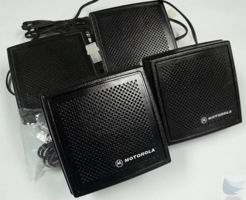 Lot of 4 Motorola APX XTL HSN4031B Mobile Radio Speakers