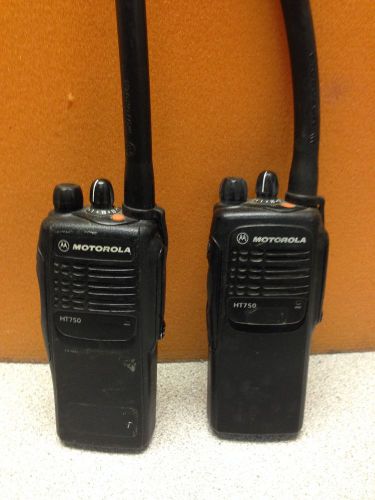 Motorola HT750 Low Band Two Way Radio (pair)