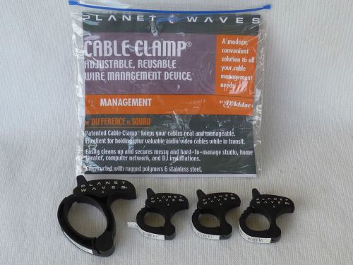cable clamps 4 reusable adjustable cords organizer wires computer DJ audio hdmi