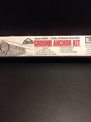 Arrow shed #60297 steel storage building ground anchor kit for sale