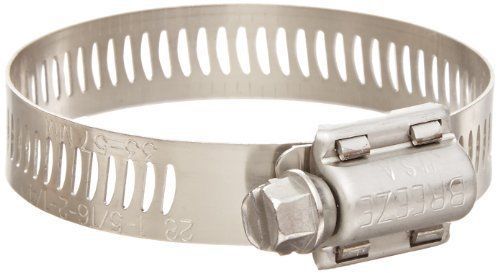 Breeze Power-Seal Stainless Steel Hose Clamp  Worm-Drive  SAE Size 28  1-5/16&#034; t