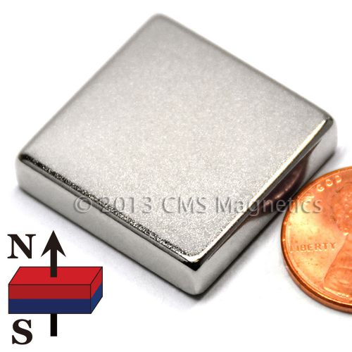 N45 neodymium magnets 1x1x1/4&#034; ndfeb rare earth rectangle magnets 96 pc for sale
