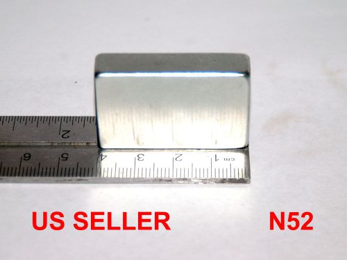 N52 Zinc Plated 40x25x10mm Strongest Neodymium Rare-Earth Block Magnet