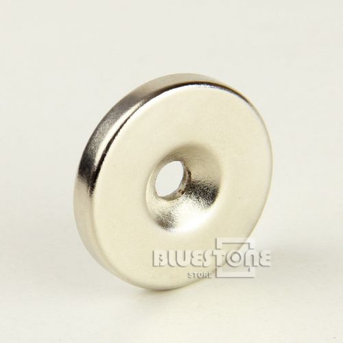 1pc strong magnets 30mm x 5mm countersunk hole: 5mm rare earth neodymium n35 for sale
