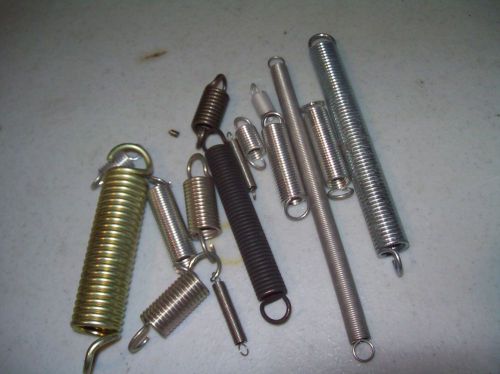 Extension spring lot 25 pieces medium + tension  .065x.435x2.500 plated #e3 for sale