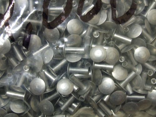 2000 aluminum simi-tubular rivets 3/16&#034; x .665&#034; shank with 1/2&#034; head for sale
