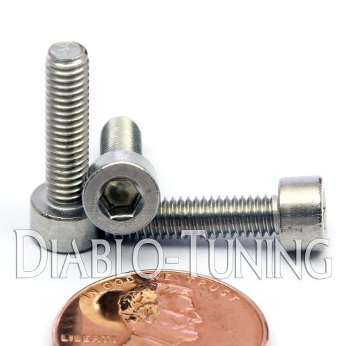 M4 - 0.70 x 16mm - Qty 10 - A2 Stainless Steel SOCKET HEAD CAP Screws - DIN 912