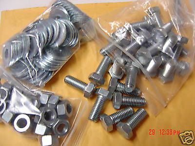 1/2-13 X 1 1/4 Grade 5 Hex Bolts, Nuts, Washers