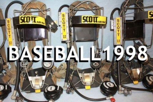 Scott 2.2 wire frame air pack scba harness 2216 air pak low pressure for sale