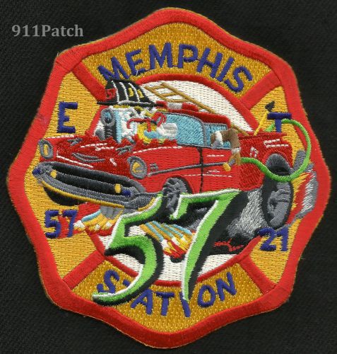 Memphis, TN - Engine 57 Truck 21 FIREFIGHTER Patch MEMPHIS STATION