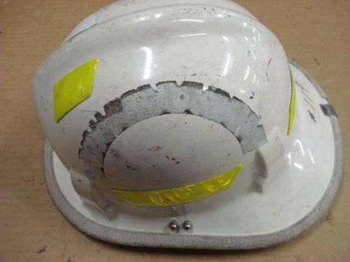 Cairns S360 White Structural Helmet + Liner Firefighter Turnout Fire Gear.. #119