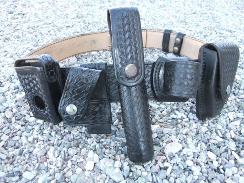 Law Enforcement Leather Belt &amp; Accesories