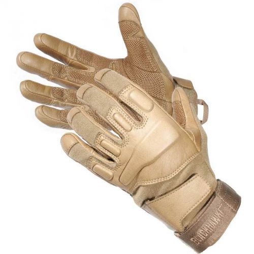 Blackhawk s.o.l.a.g. full finger gloves w/kevlar medium coyote tan 8114mdct for sale
