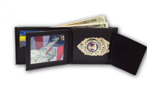 PERFECT FIT BI-FOLD BADGEWALLET WITH 6 CC SLOTS SINGLE ID WINDOW