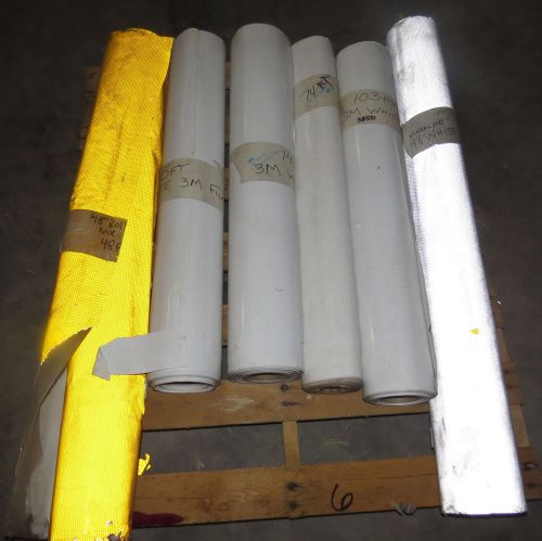 ^^HUGE LOT OF 3M NIKKALITE NON &amp; REFLECTIVE SIGN MARKING LOT /ROLLS /MISC (#429)